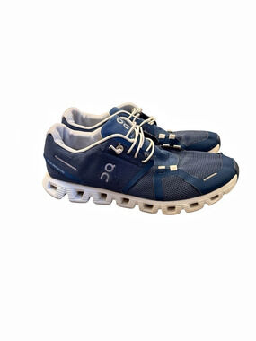 On Cloud 5 Athletic Shoes in Blue & White US 8